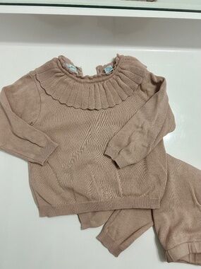 Feltman brothers collar knit set 3t